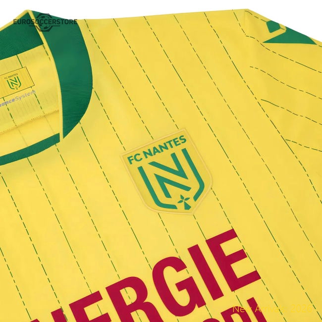 2025-2026 Nantes Home Shirt-The Soccer Shirt Hub