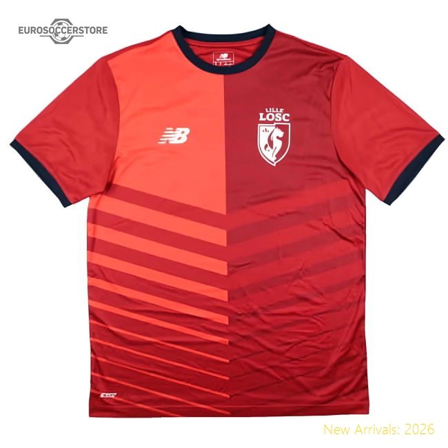 Lille 2016-17 New Balance Training Shirt (M) (Excellent)-The Soccer Shirt Hub