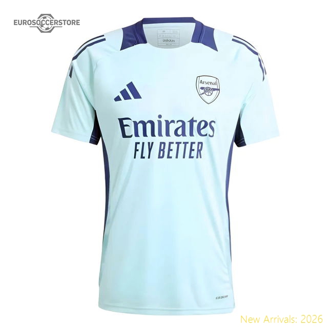 2024-2025 Arsenal Training Jersey (Clear Aqua)-The Soccer Shirt Hub
