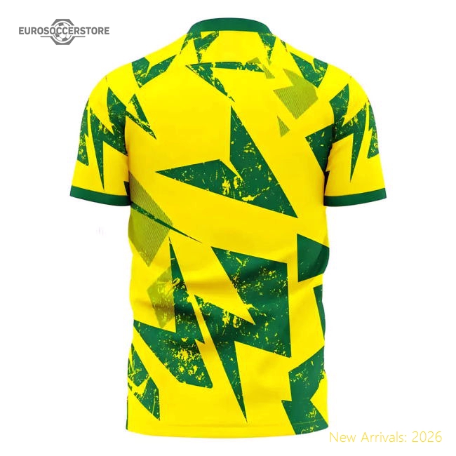 Norwich 2025-2026 Home Concept Football Kit (Libero)-The Soccer Shirt Hub