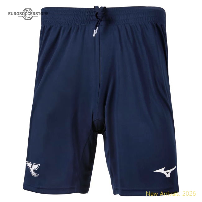Lazio 125th Anniversary Home Shorts (Navy)-The Soccer Shirt Hub