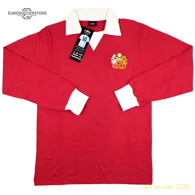 Manchester Reds 1970s Long Sleeve Retro Shirt-The Soccer Shirt Hub