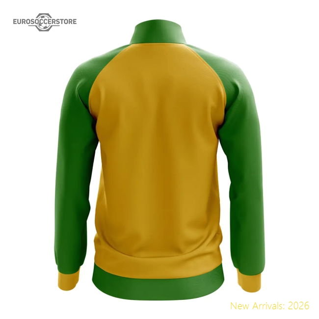 Mauritania Concept Football Track Jacket (Yellow)-The Soccer Shirt Hub