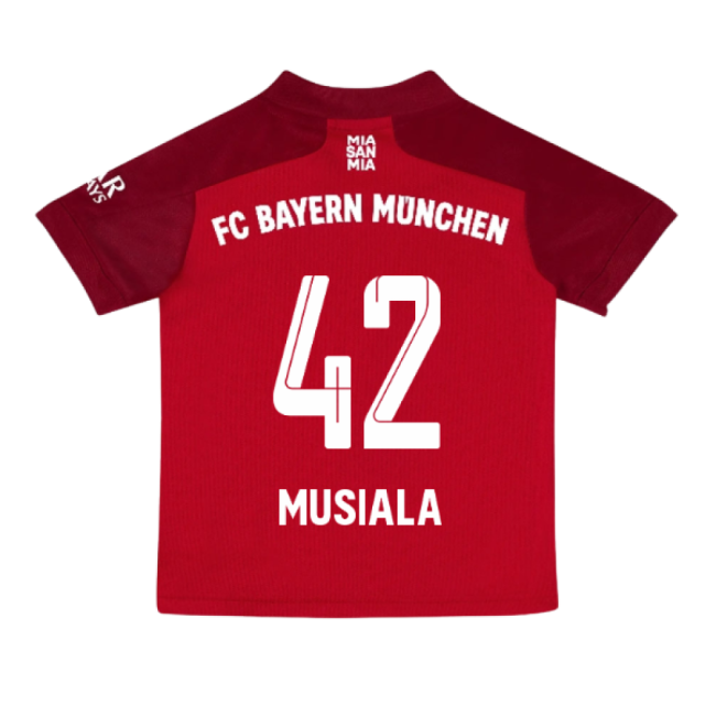 2021-2022 Bayern Munich Home Mini Kit (MUSIALA 42)-The Soccer Shirt Hub