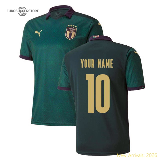 2019-2020 Italy Renaissance Third Puma Shirt (Kids) (Your Name)-The Soccer Shirt Hub
