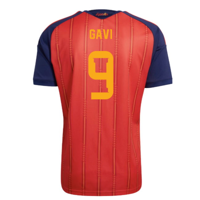 2026-2027 Spain Home Shirt (Gavi 9)-The Soccer Shirt Hub