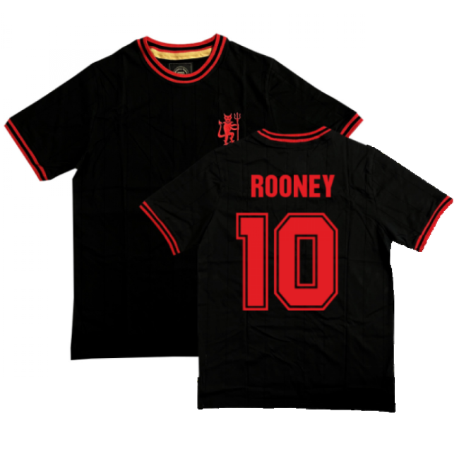 Vintage The Devil Away Shirt (ROONEY 10)-The Soccer Shirt Hub