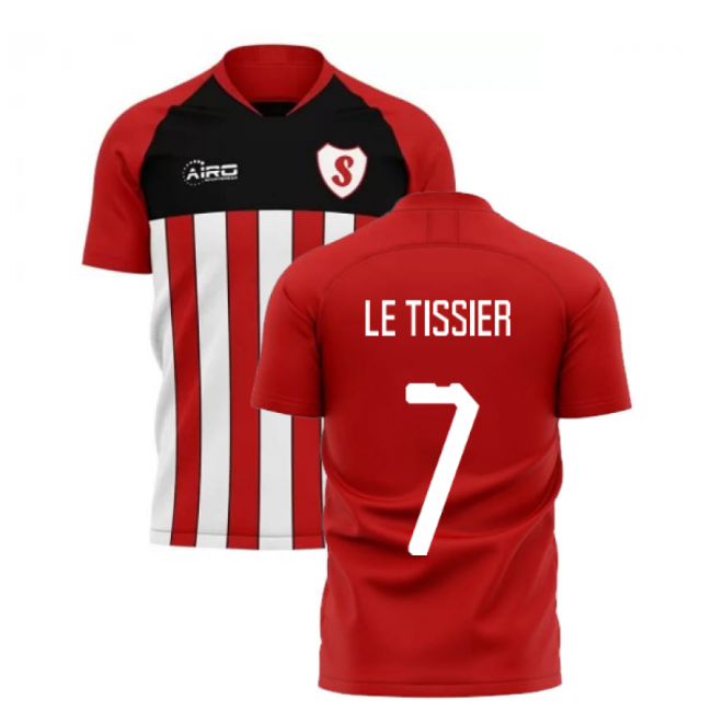 2025-2026 Southampton Home Concept Football Shirt (LE TISSIER 7)-The Soccer Shirt Hub