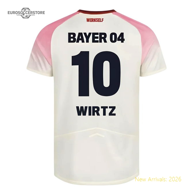 2025-2026 Bayer Leverkusen Away Shirt (Kids) (Wirtz 10)-The Soccer Shirt Hub