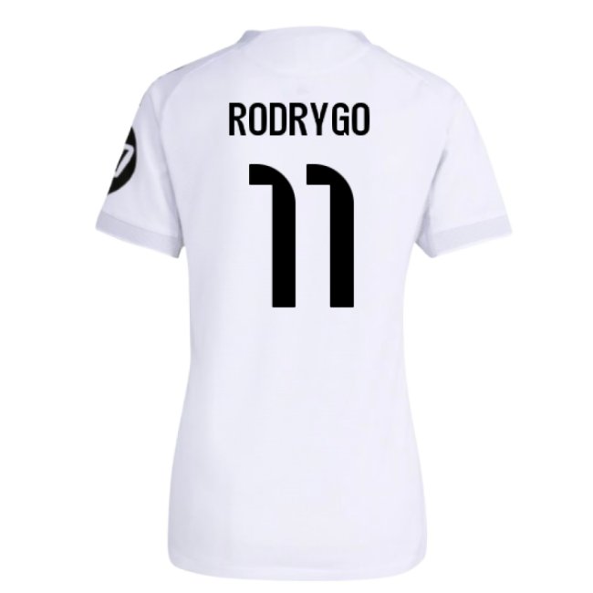 2025-2026 Real Madrid Authentic Home Shirt (Womens) (Rodrygo 11)-The Soccer Shirt Hub