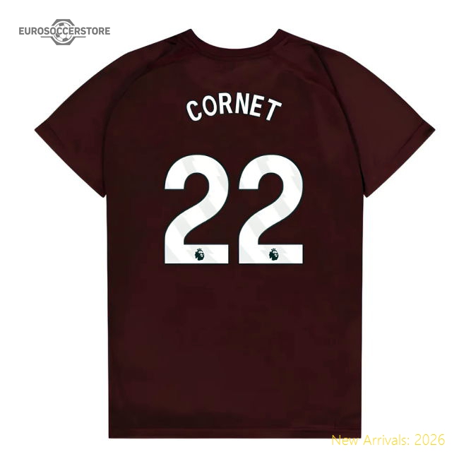 West Ham United Poly T-Shirt (Claret/Blue) - Kids (Cornet 22)-The Soccer Shirt Hub