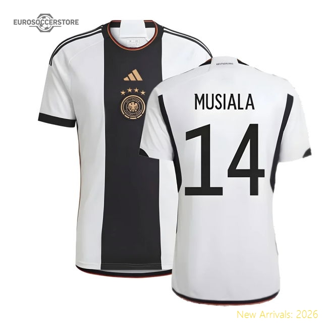 2022-2023 Germany Home Shirt (MUSIALA 14)-The Soccer Shirt Hub