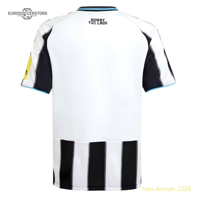 2025-2026 Newcastle Home Shirt (Kids)-The Soccer Shirt Hub
