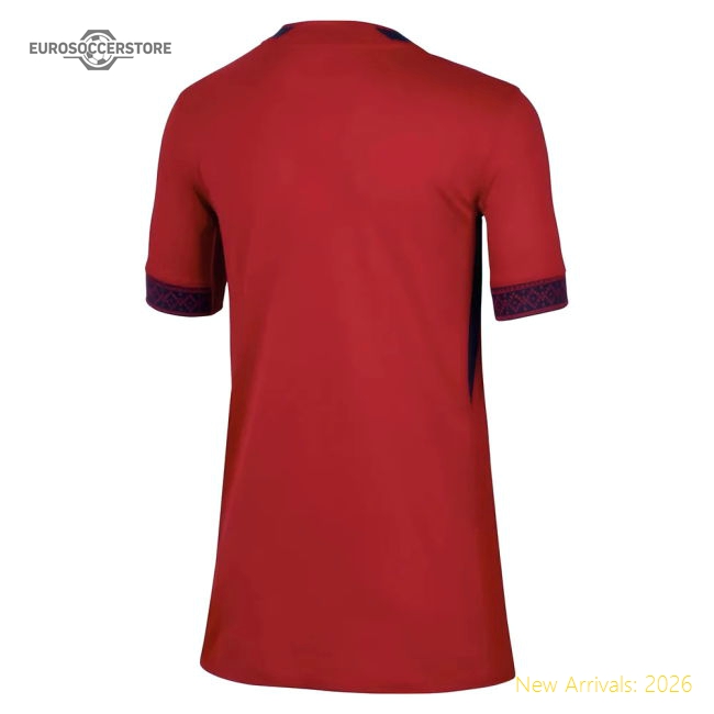 2025-2026 Norway Womens Team Home Shirt (Kids)-The Soccer Shirt Hub