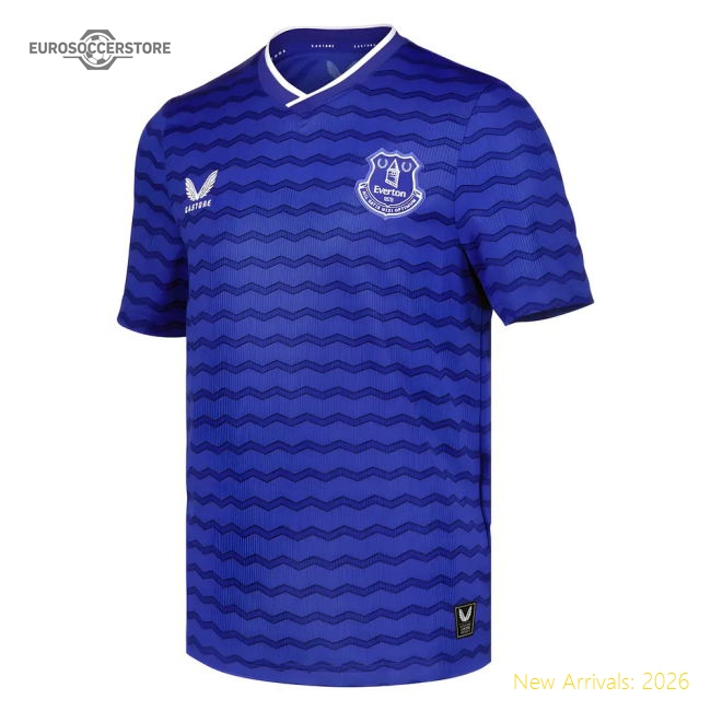 2025-2026 Everton Home Shirt (Kids)-The Soccer Shirt Hub
