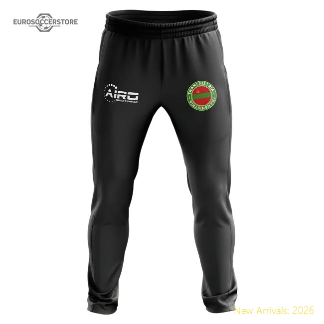 Transnistria Concept Football Training Pants (Black)-The Soccer Shirt Hub