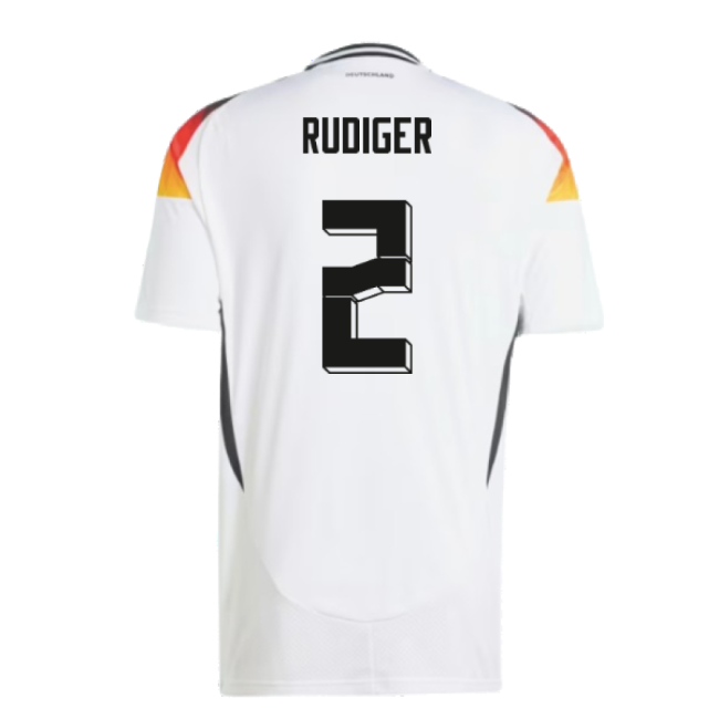 2024-2025 Germany Home Shirt (Rudiger 2)-The Soccer Shirt Hub