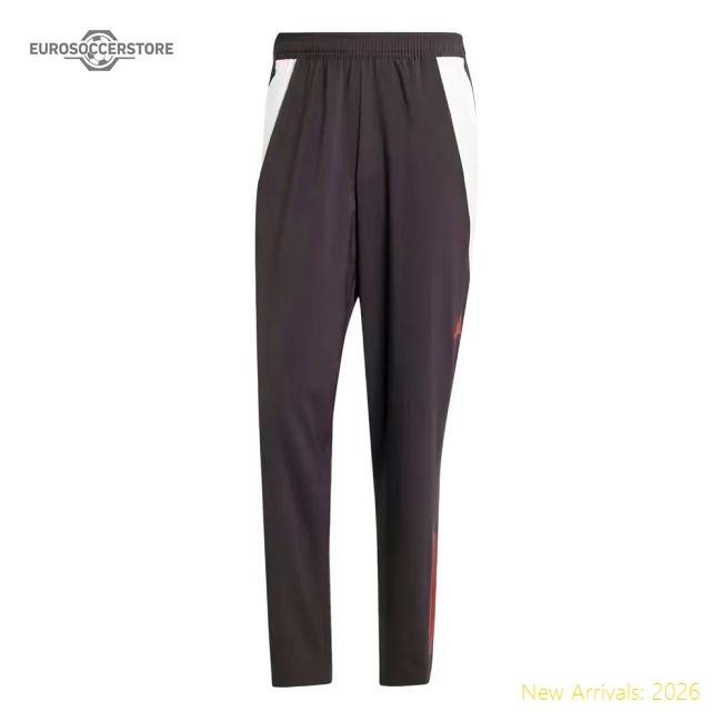 2024-2025 Bayern Munich Presentation Pants (Shadow Maroon)-The Soccer Shirt Hub