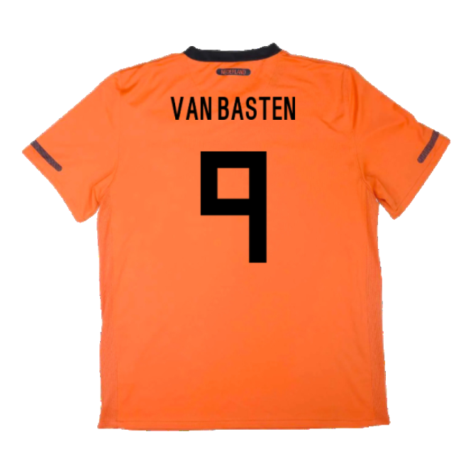 Holland 2010-11 Home Shirt (3xl) ((Very Good) 3XL) (Van Basten 9)-The Soccer Shirt Hub