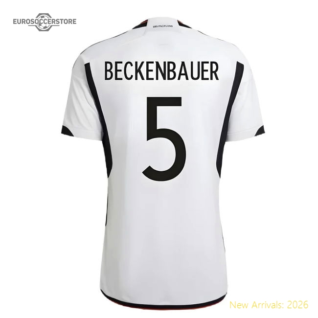 2022-2023 Germany Home Shirt (BECKENBAUER 5)-The Soccer Shirt Hub