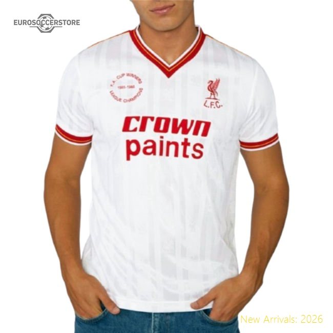 1986 Liverpool Away Crown Paints Retro Shirt-The Soccer Shirt Hub
