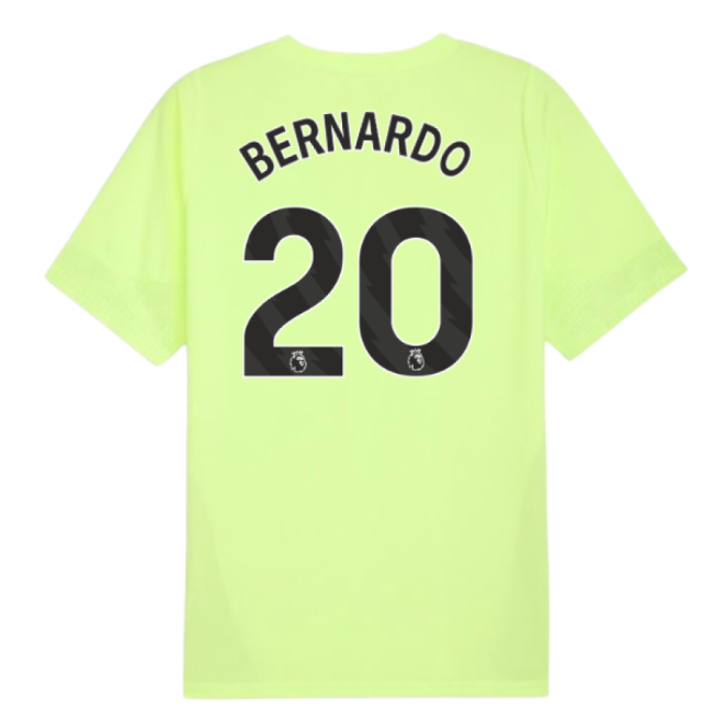 2025-2026 Man City Training Jersey (Fizzy Apple) (Bernardo 20)-The Soccer Shirt Hub