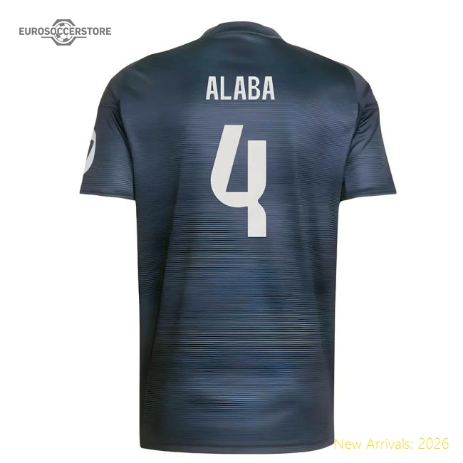 2025-2026 Real Madrid Away Shirt (Alaba 4)-The Soccer Shirt Hub