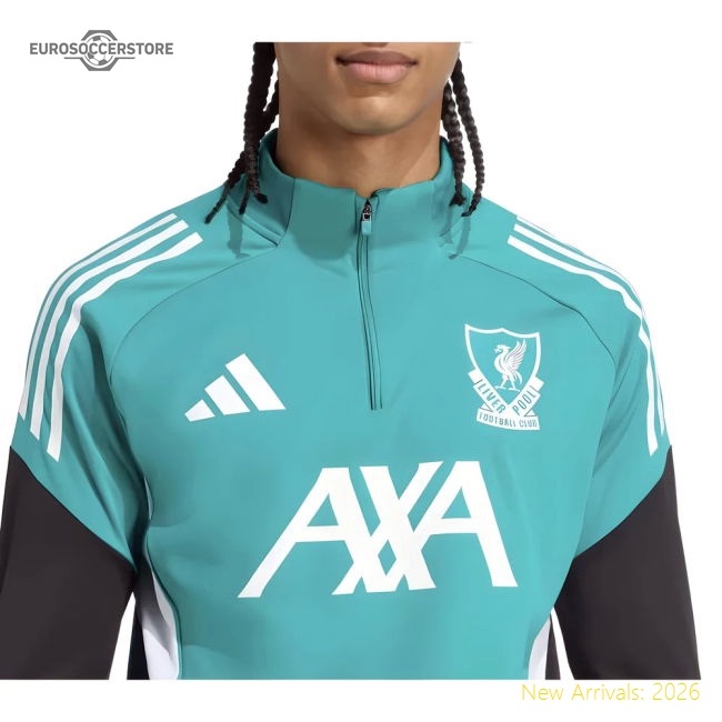 2025-2026 Liverpool EU Training Top (Sea Green)-The Soccer Shirt Hub