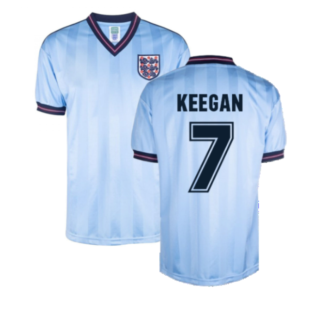 England 1986 World Cup Finals Third Shirt (KEEGAN 7)-The Soccer Shirt Hub