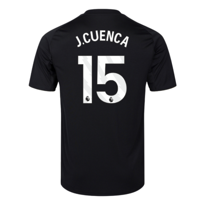2025-2026 Fulham Third Shirt (J.Cuenca 15)-The Soccer Shirt Hub