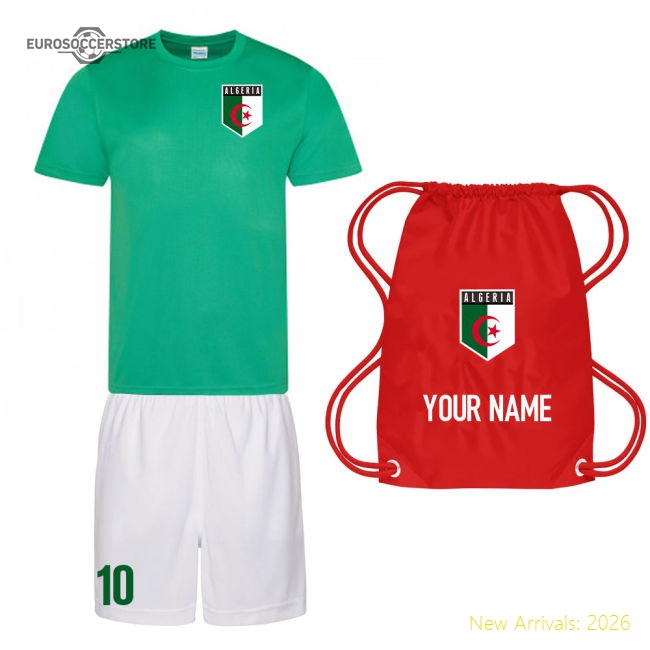 Personalised Algeria Training Kit Package-The Soccer Shirt Hub