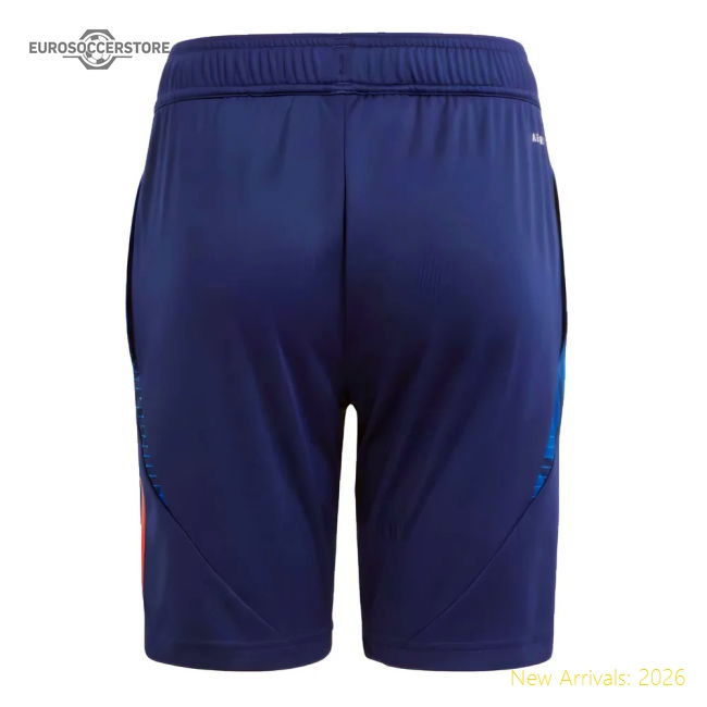2024-2025 Italy Training Shorts (Navy) - Kids-The Soccer Shirt Hub