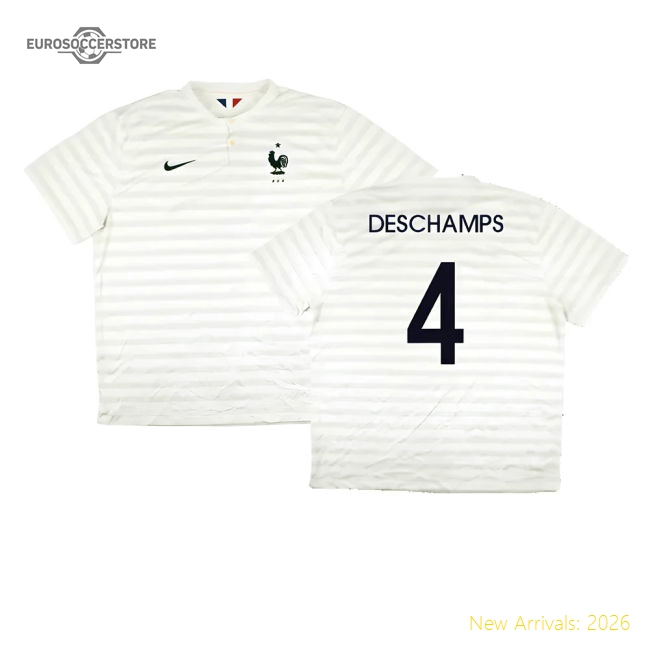 France 2014-15 Away Shirt ((Very Good) XXL) (Deschamps 4)-The Soccer Shirt Hub