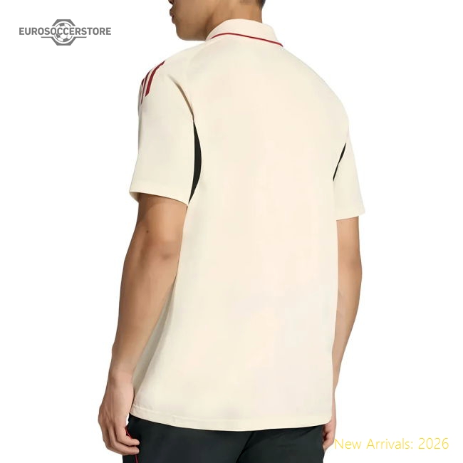 2025-2026 Liverpool Polo Shirt (White)-The Soccer Shirt Hub