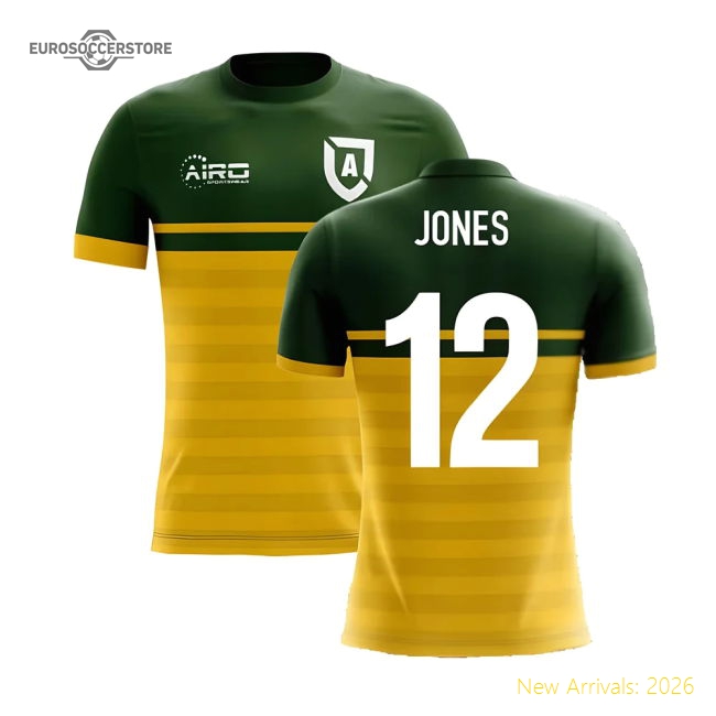 2025-2026 Australia Airo Concept Home Shirt (Jones 12)-The Soccer Shirt Hub