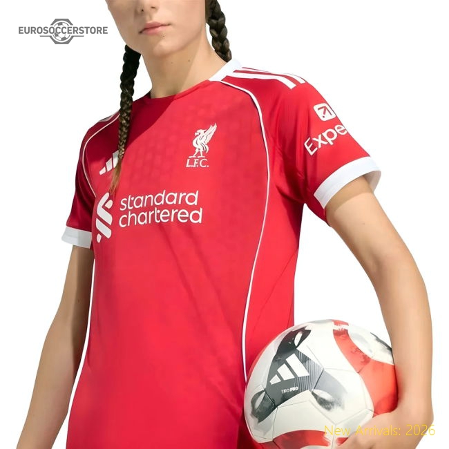 2025-2026 Liverpool Authentic Home Shirt (Womens)-The Soccer Shirt Hub