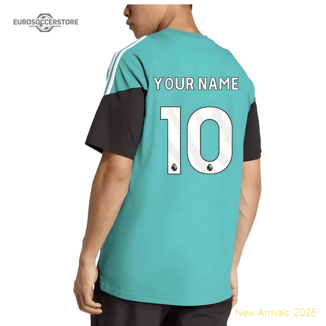 2025-2026 Liverpool EU Training Tee (Green) (Your Name)-The Soccer Shirt Hub
