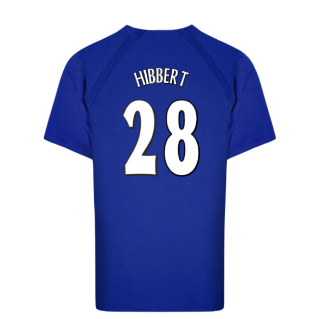 Everton 2003 Anniversary Retro Home Shirt (Hibbert 28)-The Soccer Shirt Hub