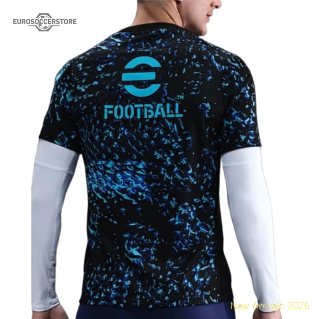 2025-2026 Inter Milan Pre Match Shirt (Black)-The Soccer Shirt Hub