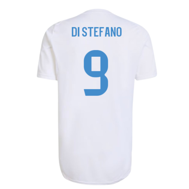2025-2026 Real Madrid EU Training Jersey (White) (Di Stefano 9)-The Soccer Shirt Hub