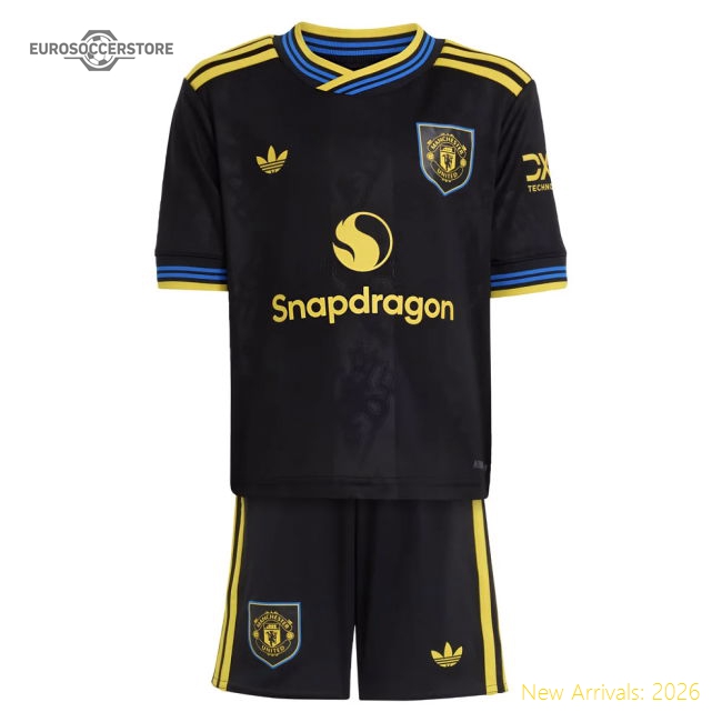 2025-2026 Manchester United Third Mini Kit (Hojlund 9)-The Soccer Shirt Hub