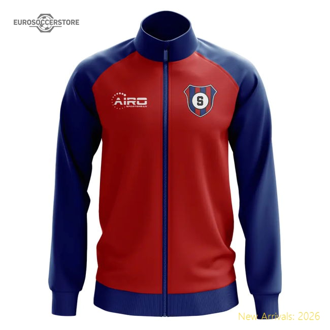 San Lorenzo Concept Football Track Jacket (Red)-The Soccer Shirt Hub