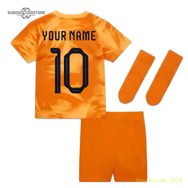 2022-2023 Holland Home Baby Kit (Your Name)-The Soccer Shirt Hub