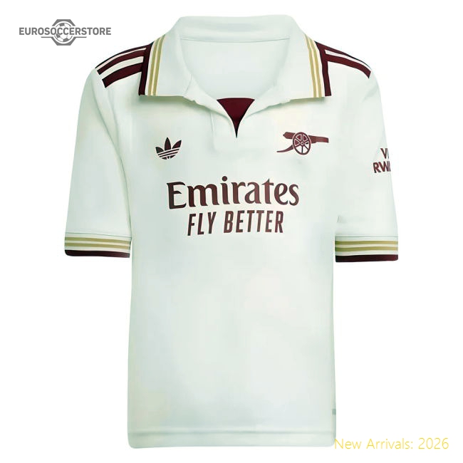 2025-2026 Arsenal Third Mini Kit-The Soccer Shirt Hub