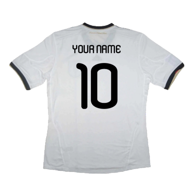 Germany 2010-11 Home Shirt ((Excellent) XL) (Your Name)-The Soccer Shirt Hub