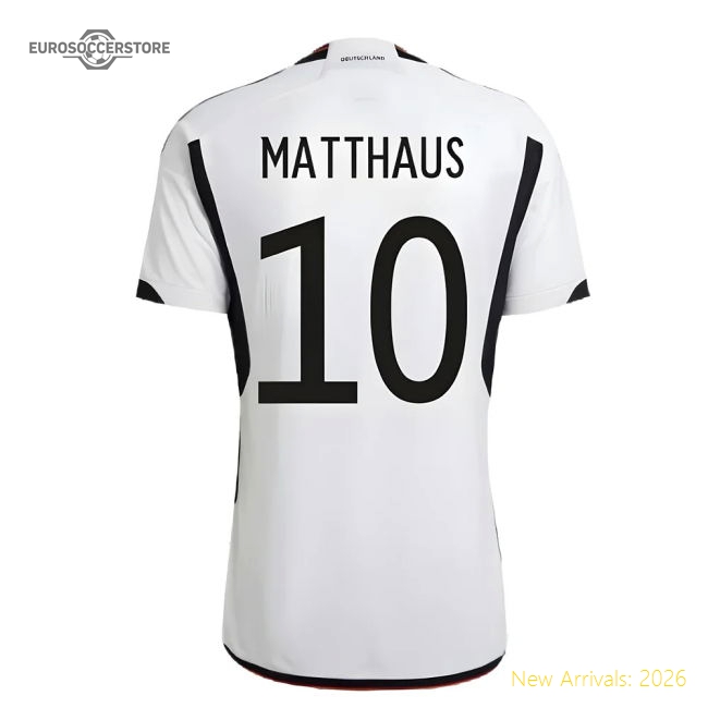 2022-2023 Germany Home Shirt (MATTHAUS 10)-The Soccer Shirt Hub