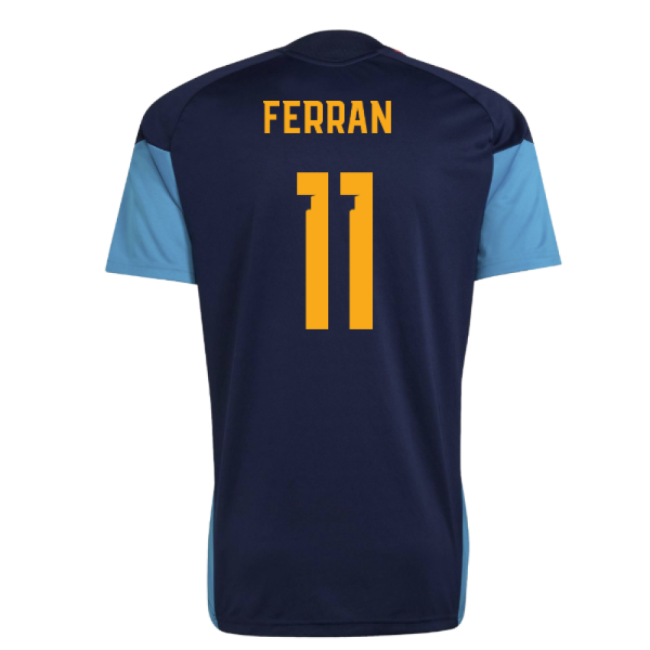2026-2027 Spain Training Jersey (Night Indigo) (Ferran 11)-The Soccer Shirt Hub