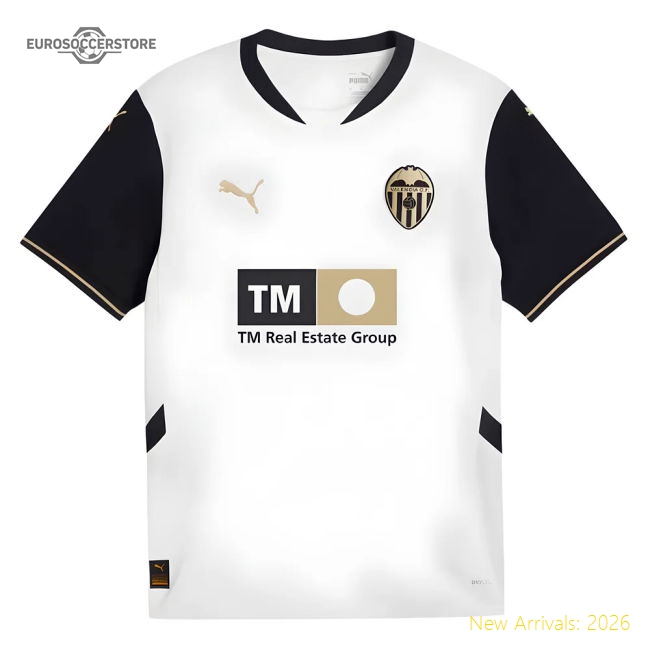 2024-2025 Valencia Home Shirt-The Soccer Shirt Hub