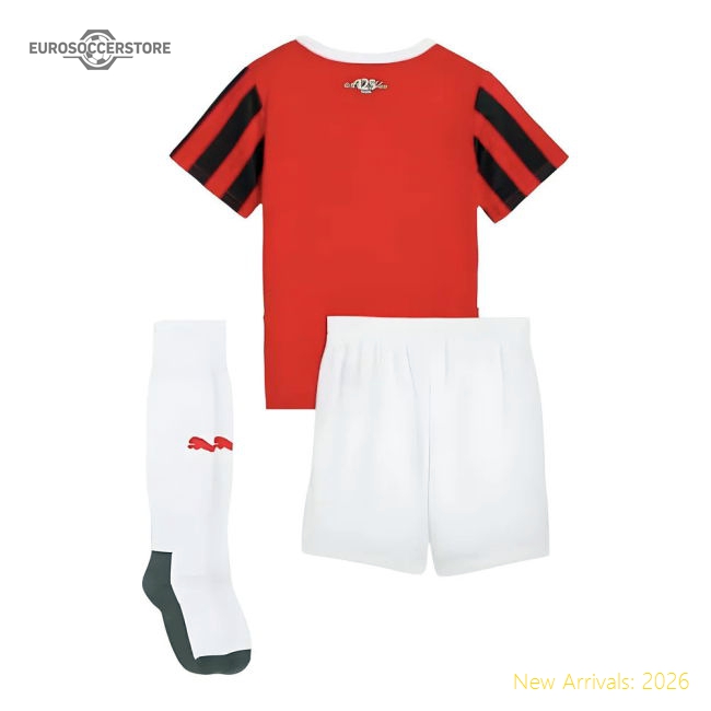 2024-2025 AC Milan Home Mini Kit-The Soccer Shirt Hub