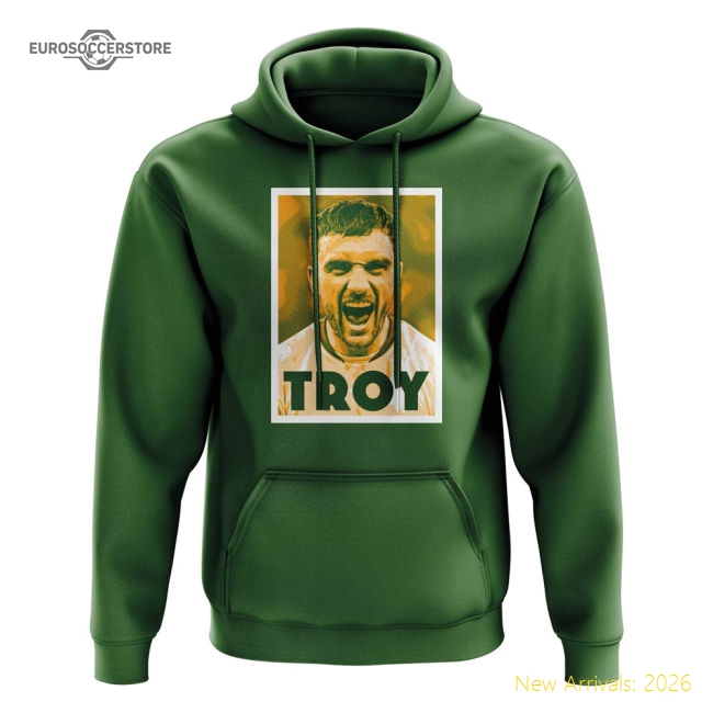 Troy Parrott Hoody (Green)-The Soccer Shirt Hub